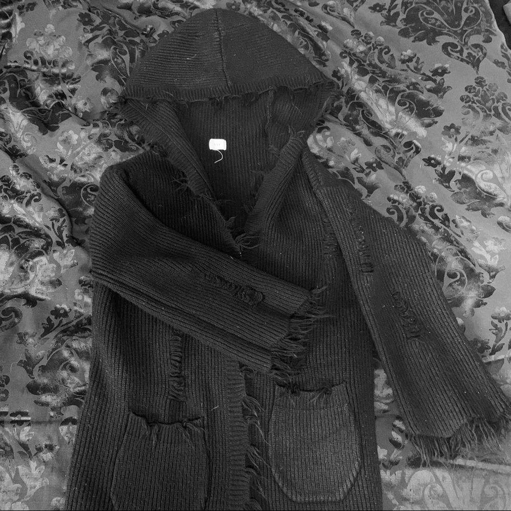 ❌SOLD❌ Dolls kill perfectly flawed hooded cardigan - Picture 6 of 6